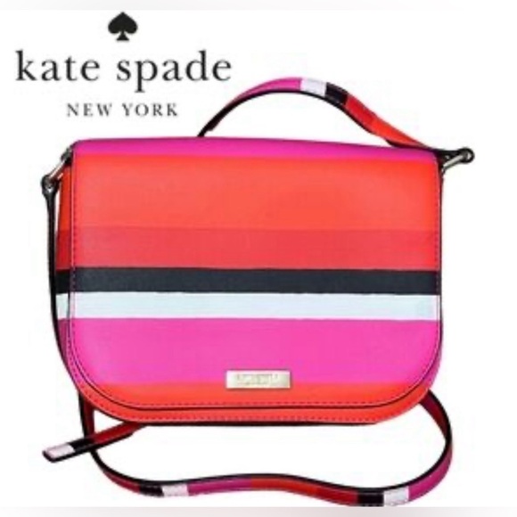 kate spade Handbags - Kate Spade|Limited Edition Stacy Lauren Way Bonita Stripe Crossbody Bag•••As Is*